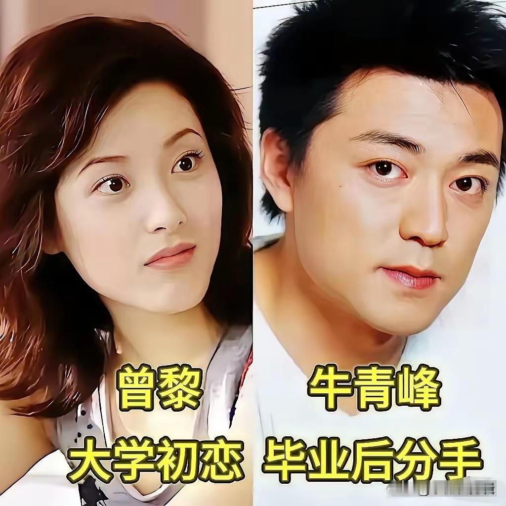 颜值出众的曾黎，感情经历却让人感慨万千。读书时拥有纯粹的校园恋爱，步入演艺圈之后