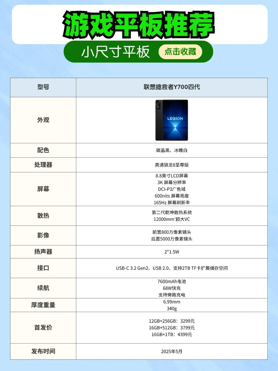 游戏平板推荐，小尺寸平板爽到飞起❗