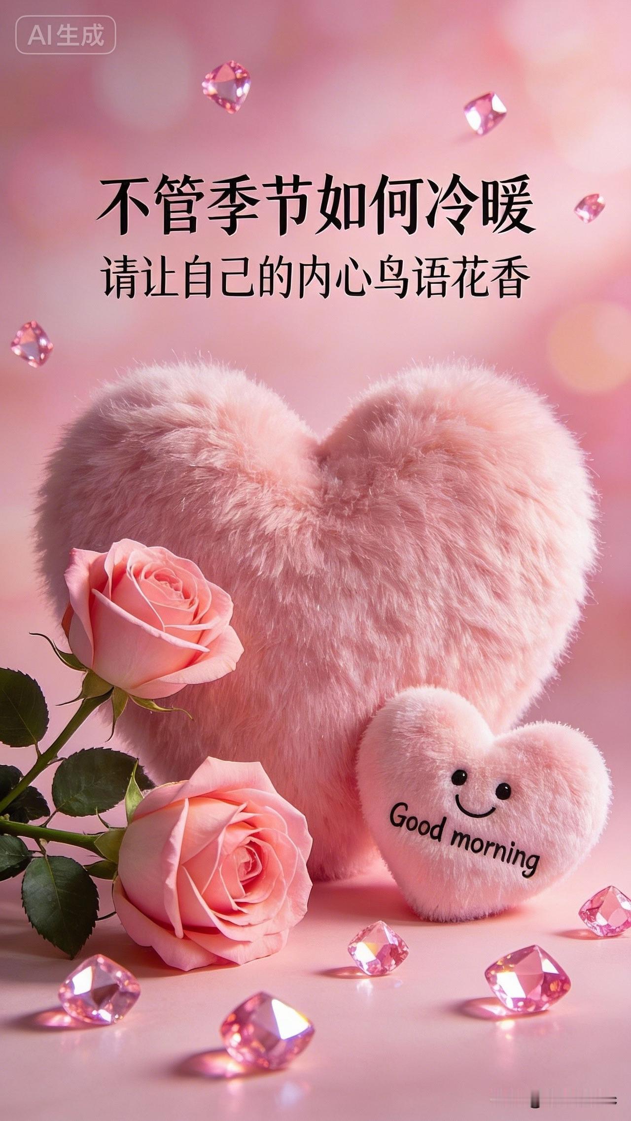 温暖心房，让内心鸟语花香！🌹💖