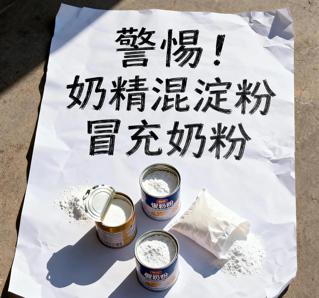 奶精混淀粉冒充奶粉？赚黑心钱的底线在哪！
 
“人心不足蛇吞象，黑心钱赚了难安睡