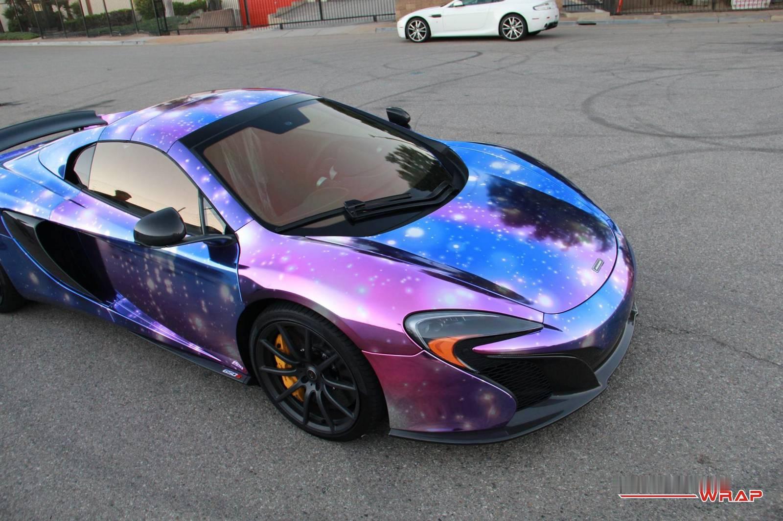 星河灿烂，McLaren 650S Spider Wrapped in Gala