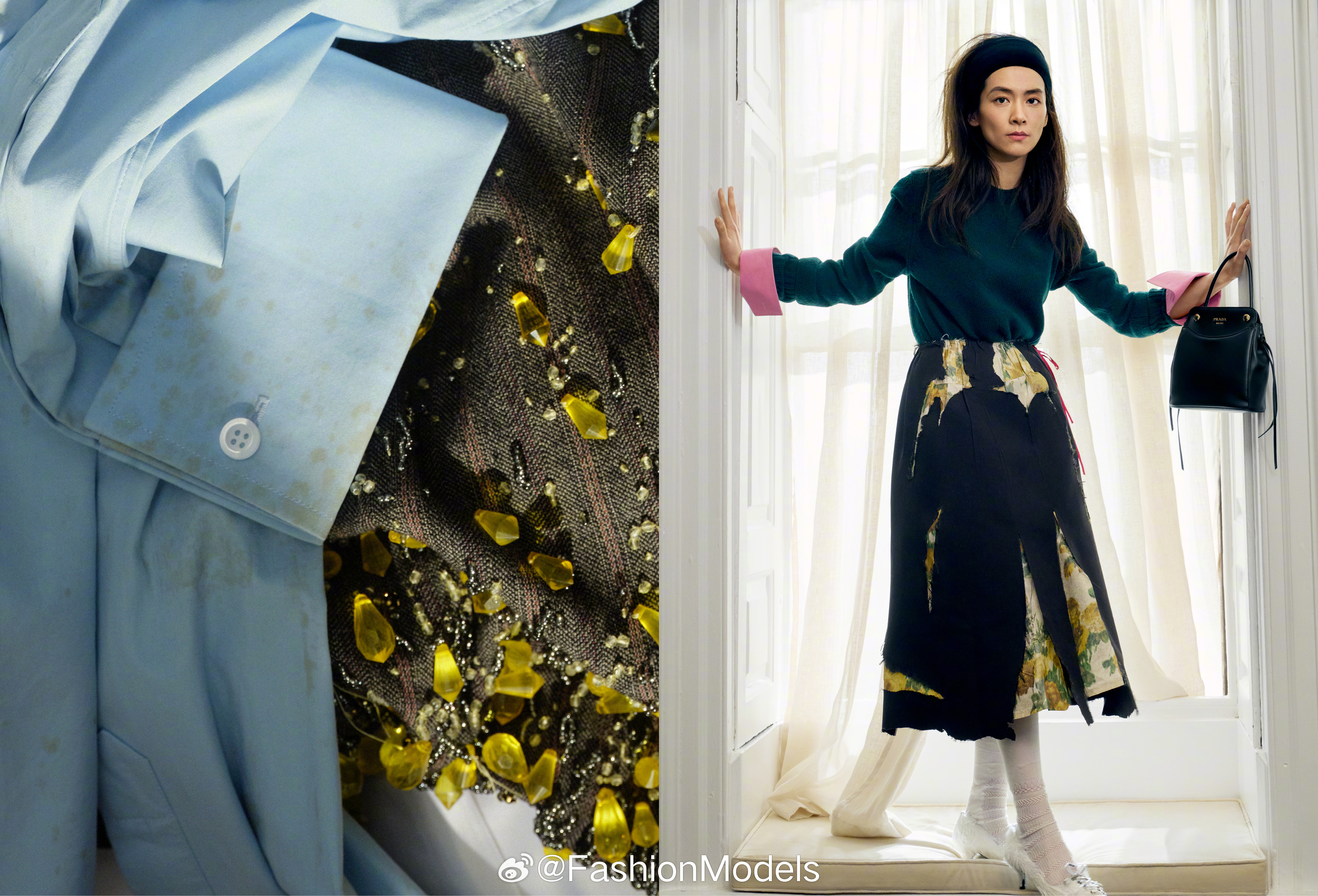 陈昊宇出镜PRADA 2026秋冬系列全球成衣广告，携手Hunter Schaf