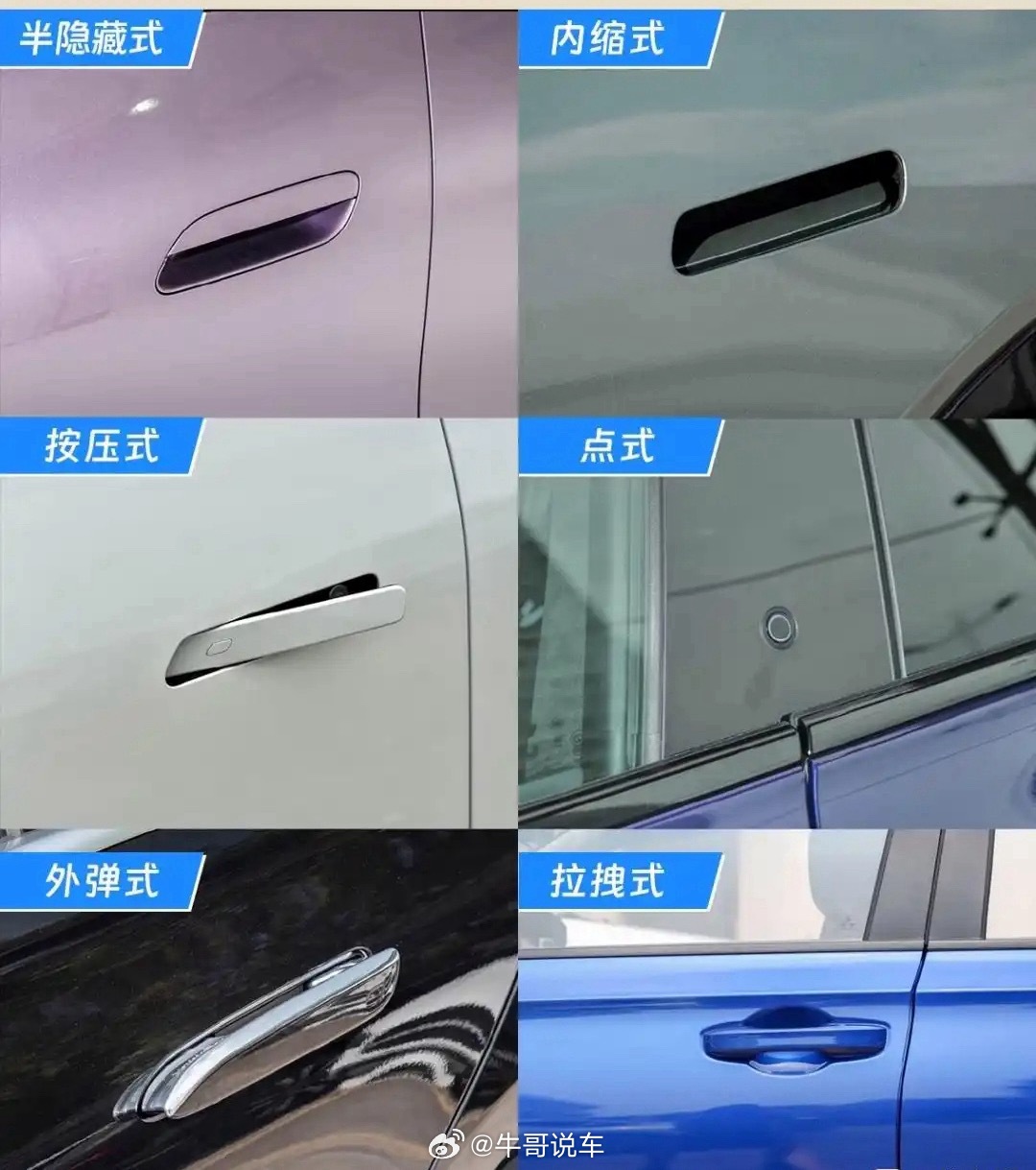 按压、点式都一坨，以及丰田CHR的开门方式，都很拉 