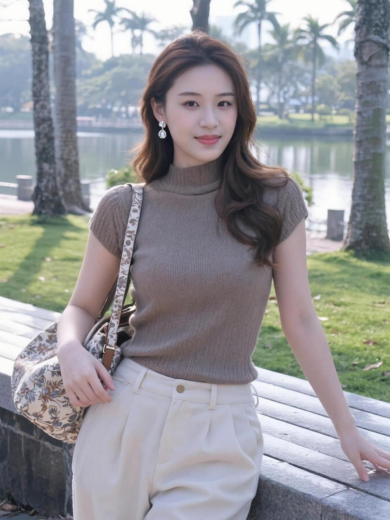 今天这穿搭，简直是“低调的奢华”与“简约的高级”完美结合。别人是“春天的风”，我