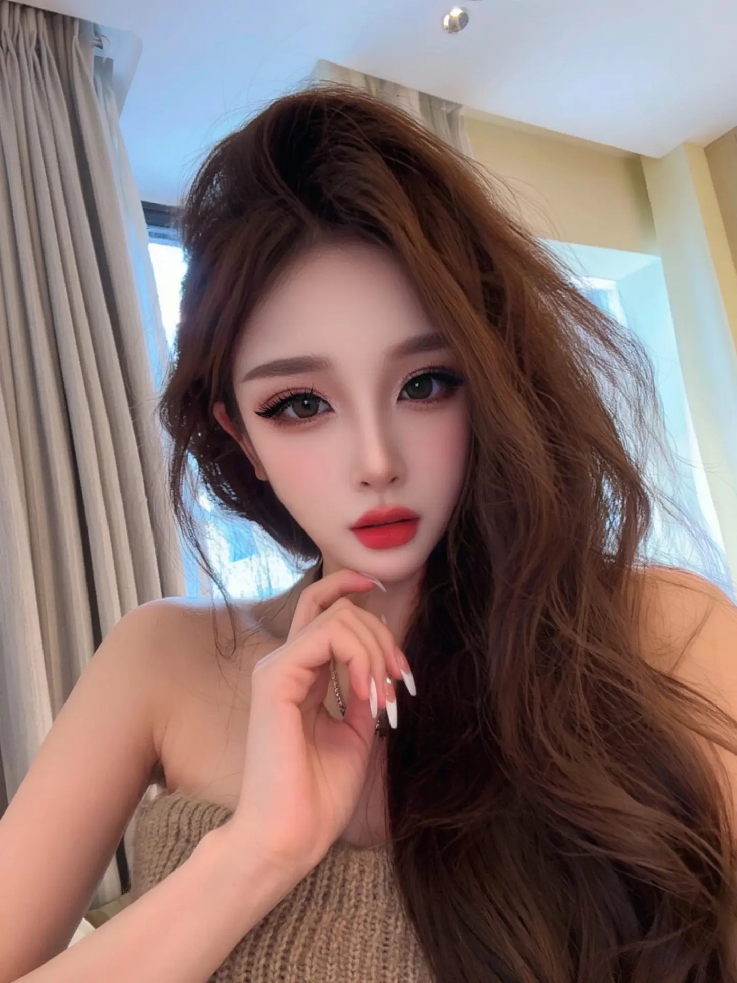 做你的御姐 甜御妆容教程 御姐天蝎座 美女美妆搭配 纯欲美妆
