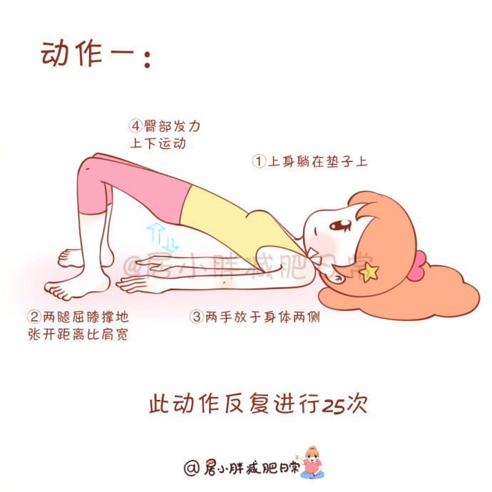 #久坐的人臀部会失忆#臀部运动分享。早晚十分钟[打call] ​​​