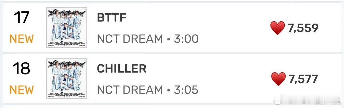 nctdream新歌音源NCTDREAM正规五辑双主打实时空降17、18位 me