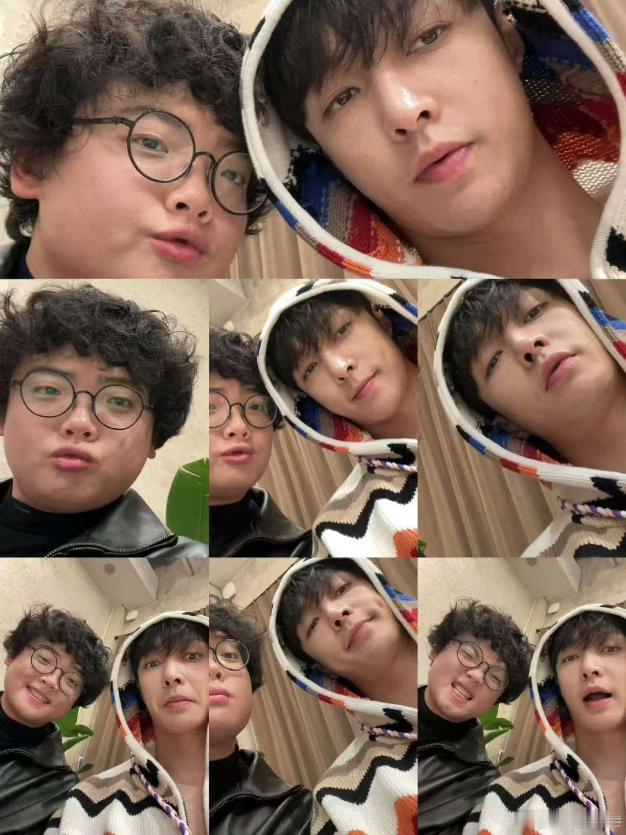 张艺兴仰头自拍张艺兴丁一滕自拍张艺兴仰头自拍，好帅，[抓狂][抓狂] ​​​