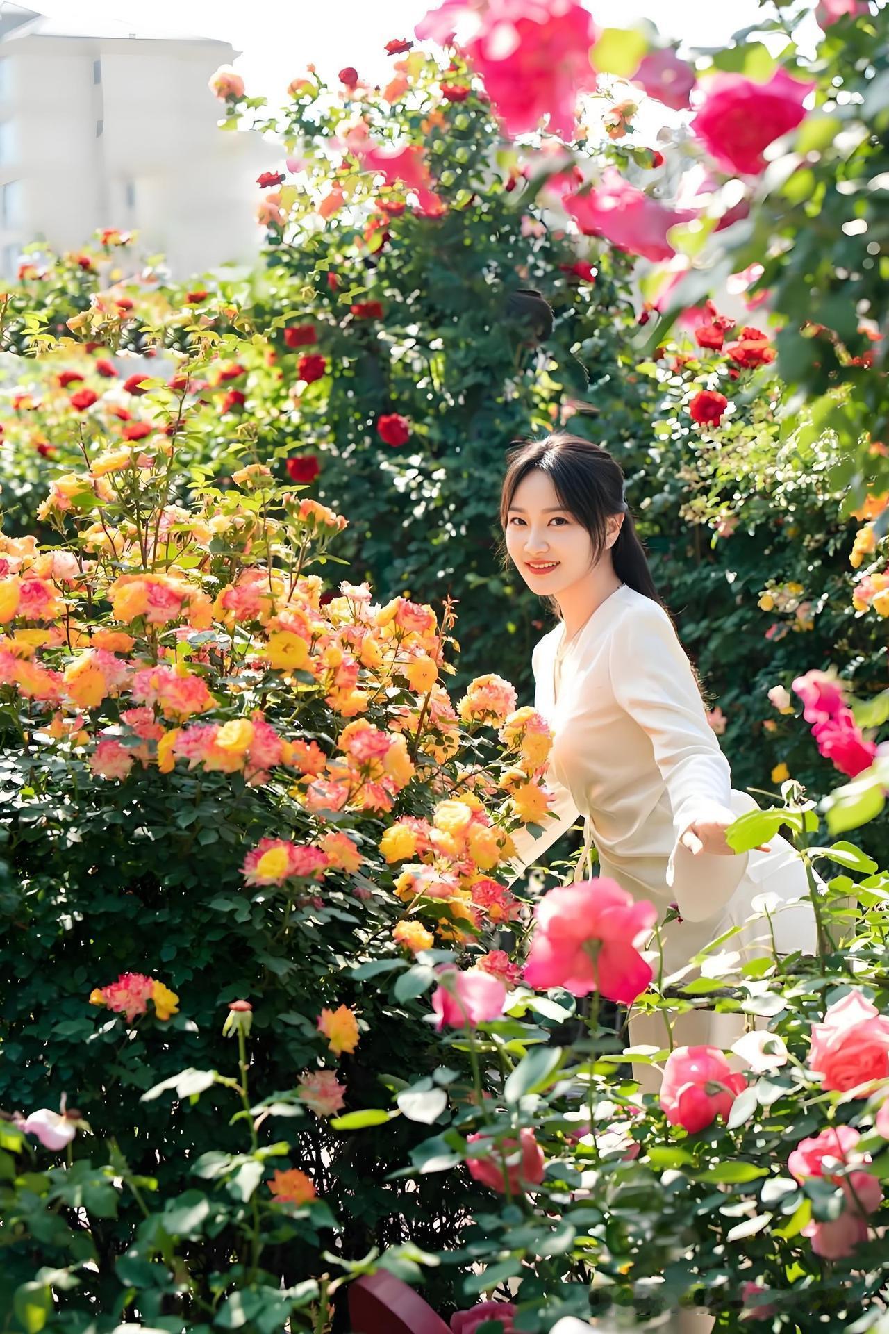 《月季花》
——明·张新
一番花信一番新，
半属东风半属尘。
惟有此花开不厌，