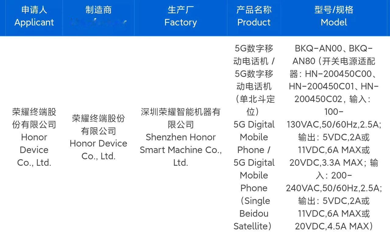 荣耀Magic8系入网了，支持90W有线快充，搭载骁龙8Elite2。续航、影像