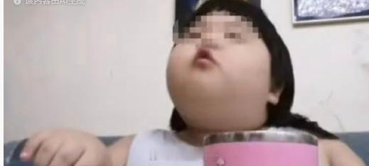 3岁女童被喂到70斤吃播赚流量 生在这样的家庭，3岁女童的未来命运就很难说了。父