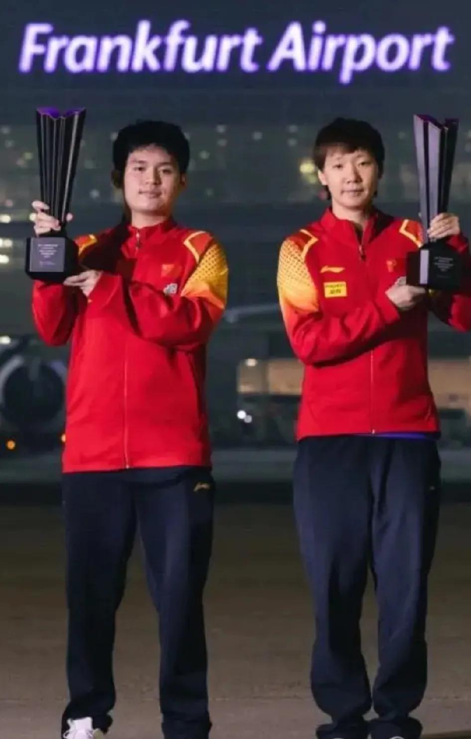 俩孩子真棒，霸气，心也终于跟随着他俩稳了，一扫刚刚散去的亚锦赛的阴霾。中国乒乓球