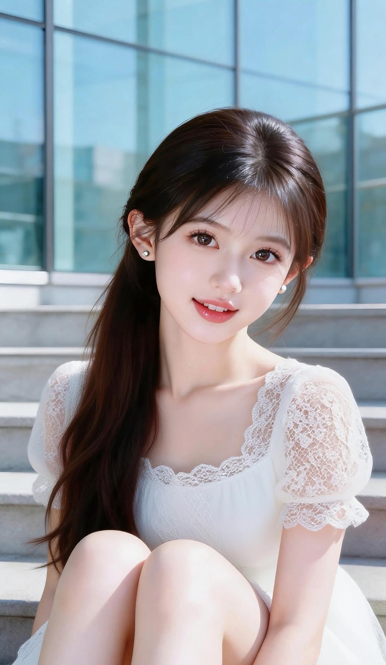 记录我的2026这位小姐姐气质清纯又灵动，眉眼弯弯，笑容清甜，像春日里的一缕暖阳