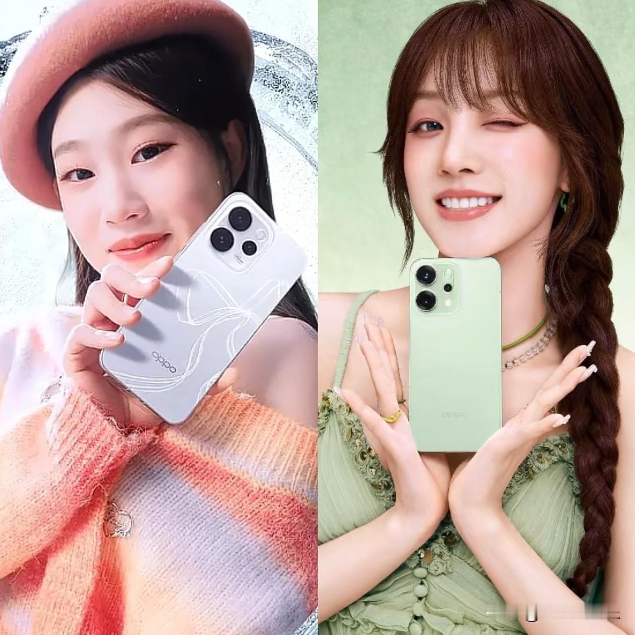 不得不说

OPPO太会请人了

真的精准踩在
大学生审美上了！

之前找宋雨琦