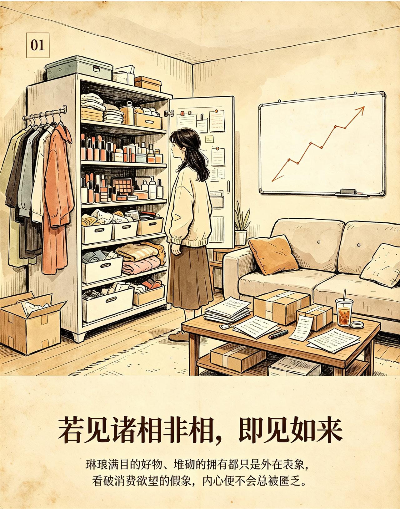 《金刚经》让我读懂了人生。
不必纠结年岁增长、惋惜青春消散，
时光流转本是寻常，