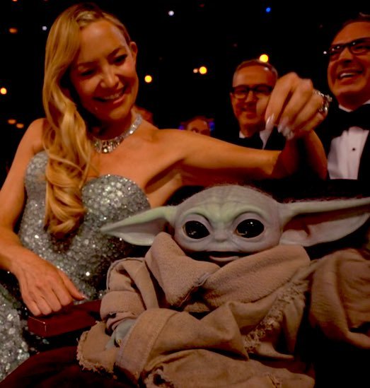 古古也去奥斯卡颁奖礼晚会了，可爱 