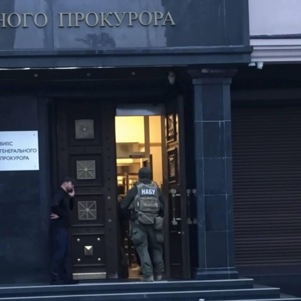 乌克兰国家反腐败局（NABU）与专门反腐败检察院（САП）正在总检察长办公室开展