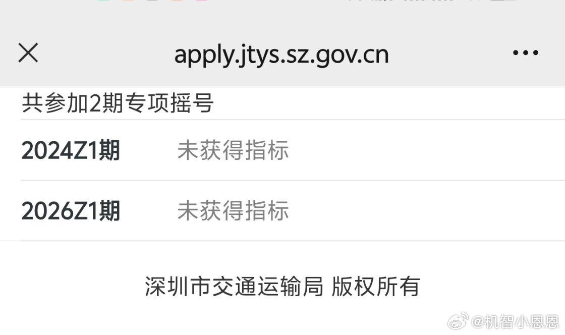 深圳小汽车摇号从2017年开始摇，前前后后共计110期，快10年了还没中，还有两