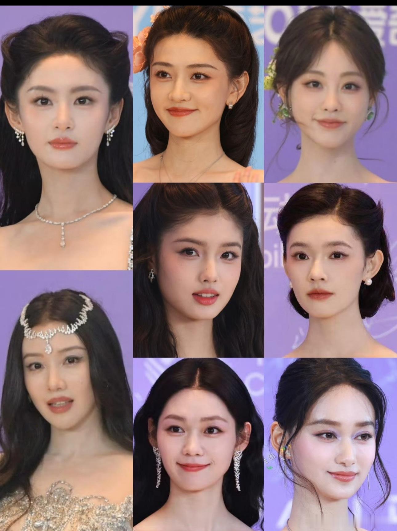 尖叫之夜女明星红毯生图状态，年轻真好啊 