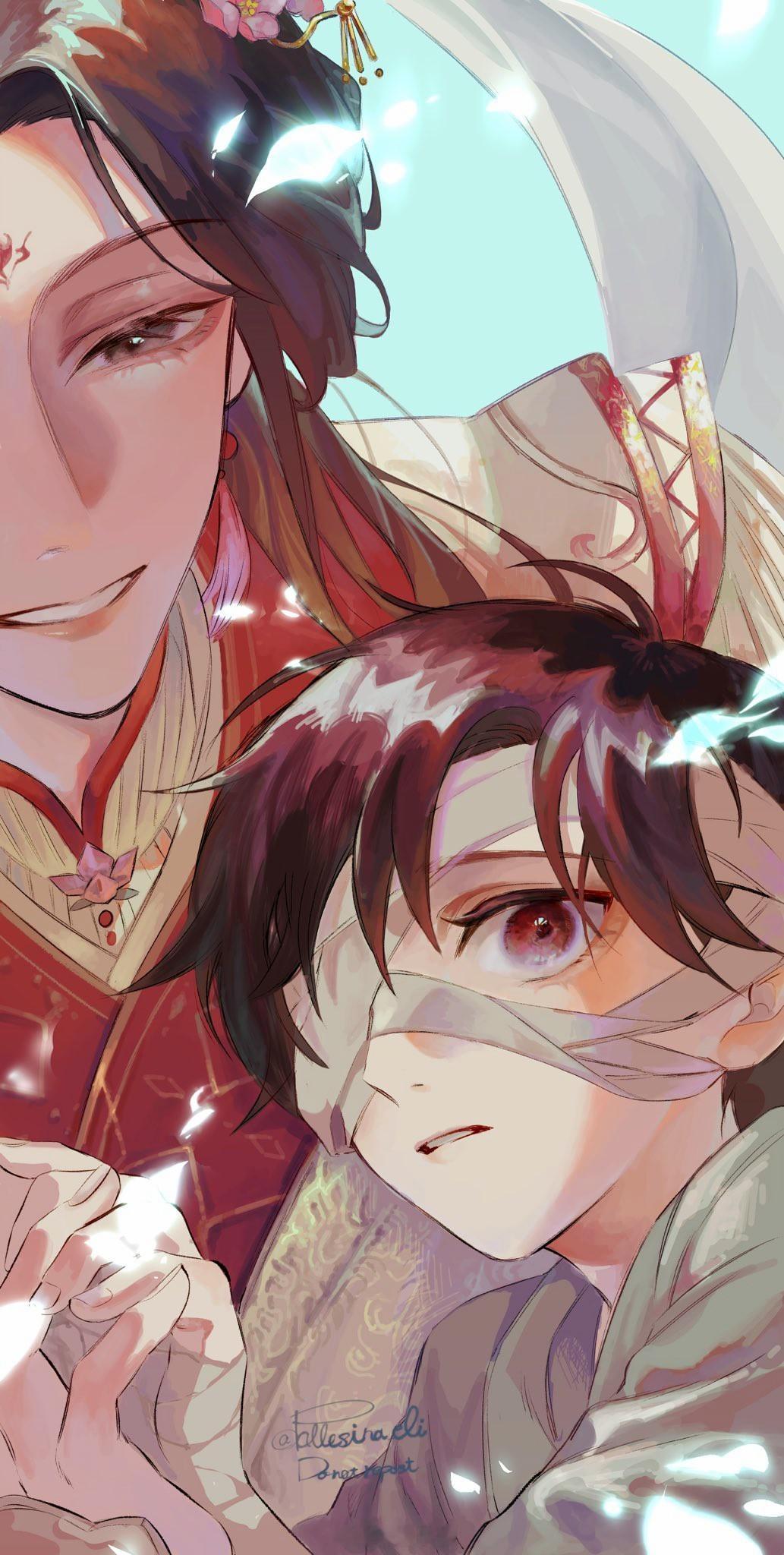 花怜天官赐福 神武大街，惊鸿一瞥，百世沦陷x:pallestina_eli ​​