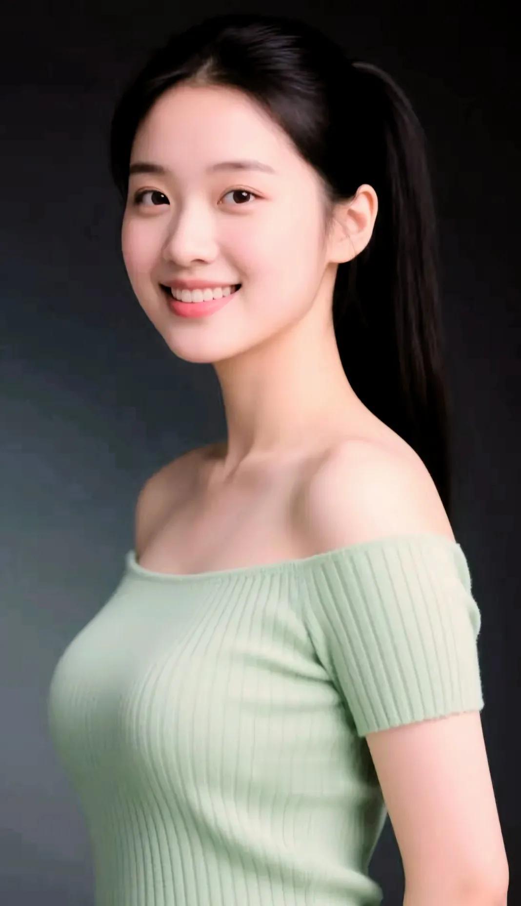 笑容甜美