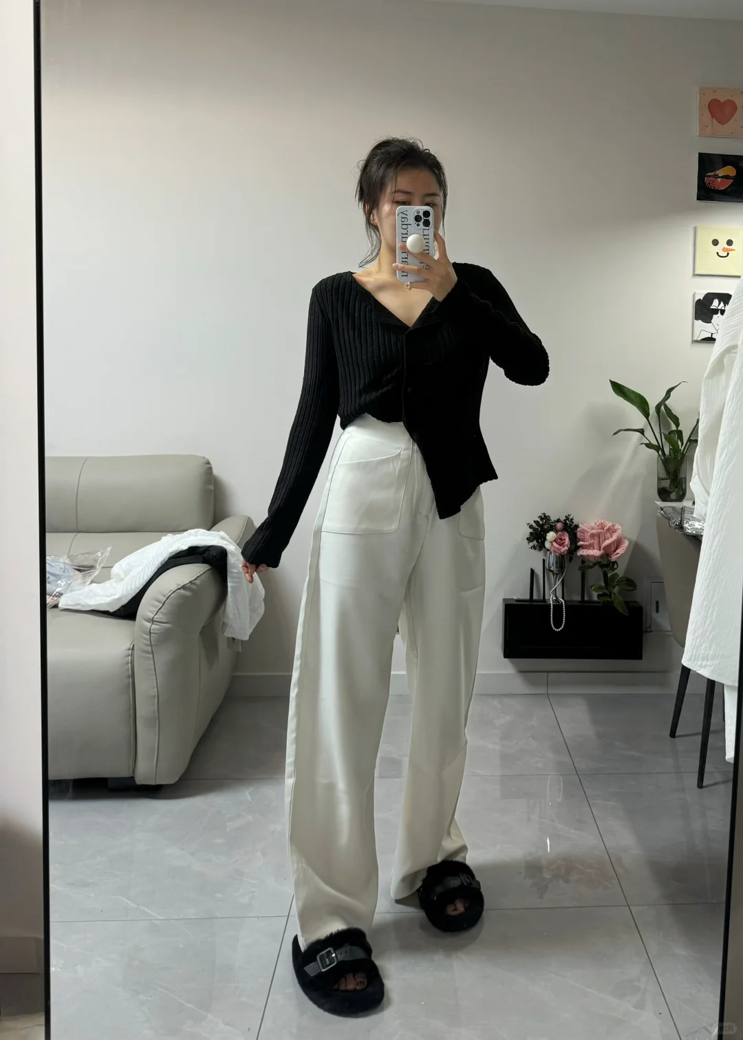 178cm160斤 高大壮姐妹加长裤 腿粗来yyds