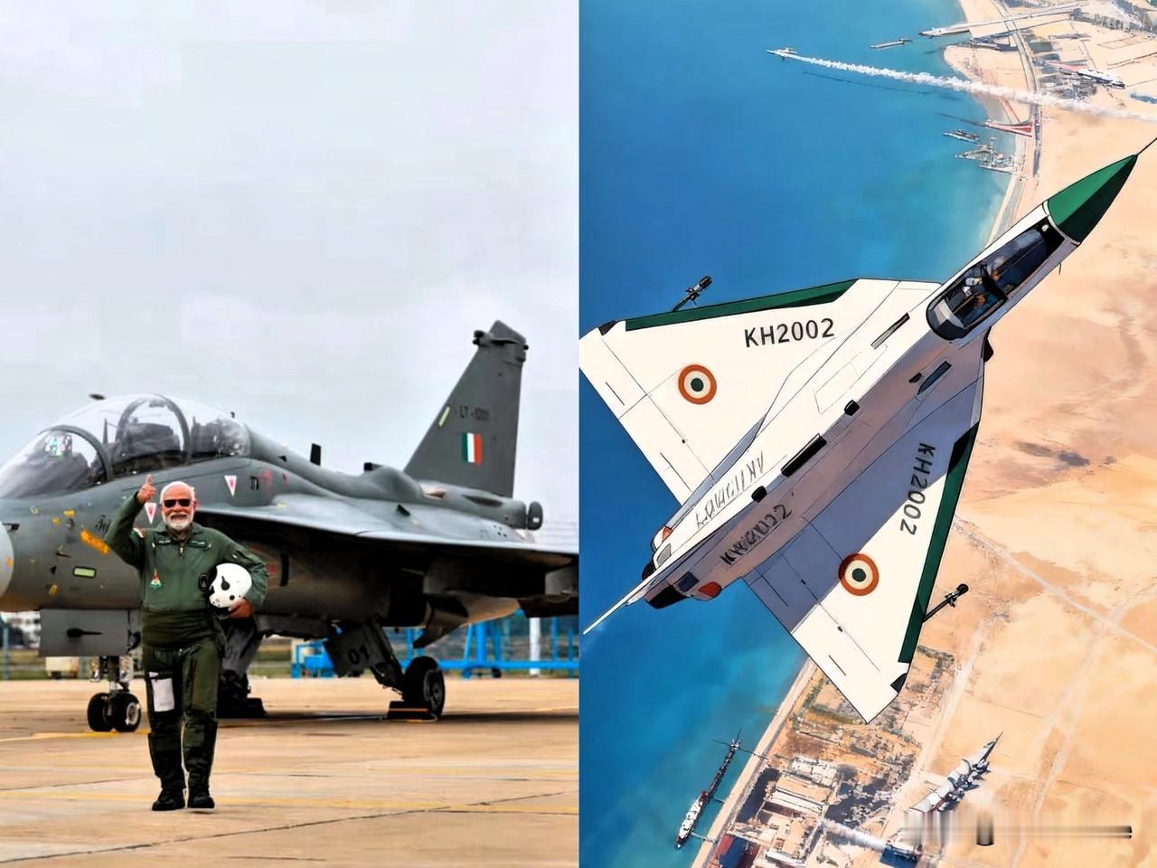 事实证明，莫迪或许早就清楚自己自研战机不行。瞧那失事的飞行员，年逾35，一看便经