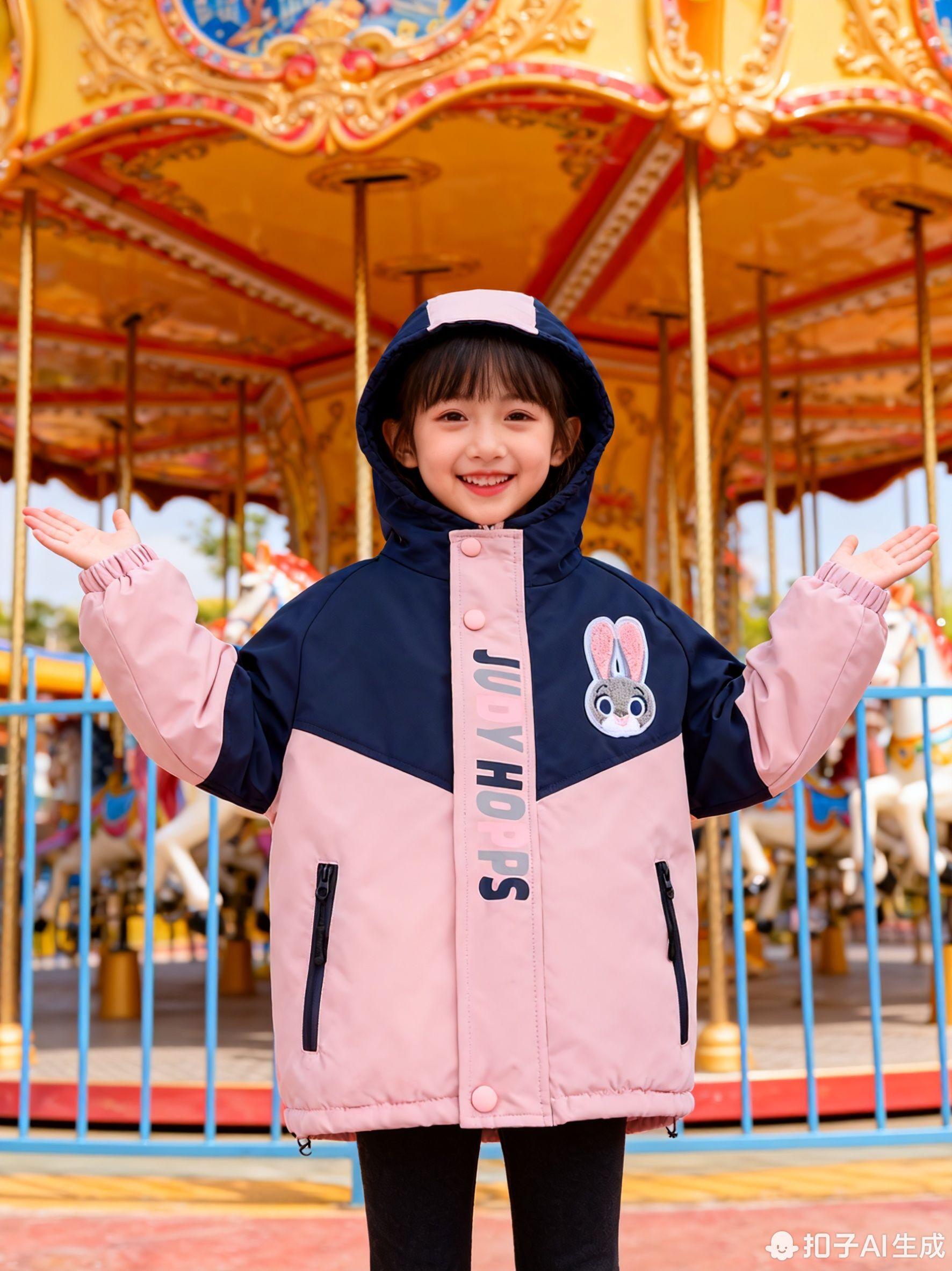 降温了！快给你家宝安排一件这样的加绒加厚的冲锋衣外套吧！一件过冬品质是真的不错