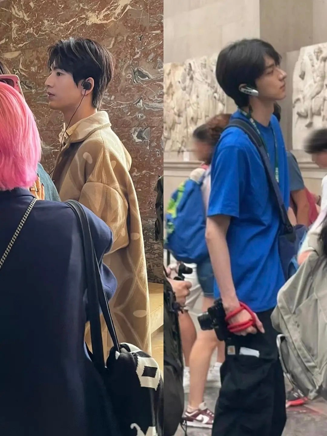 林一VS张凌赫素人时期，谁是那种一眼帅哥？ 