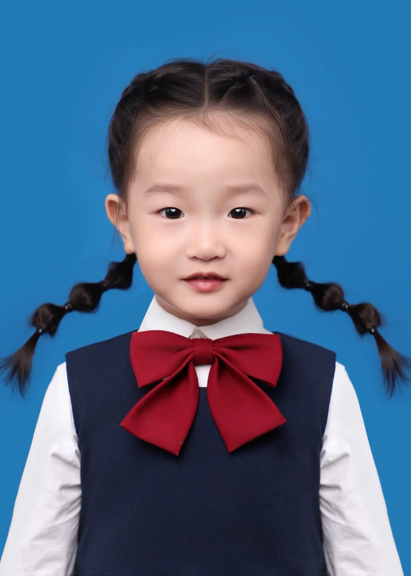 喜提人生中第一张证件照。23年2月的🐰 身高99 体重29 即将步入...