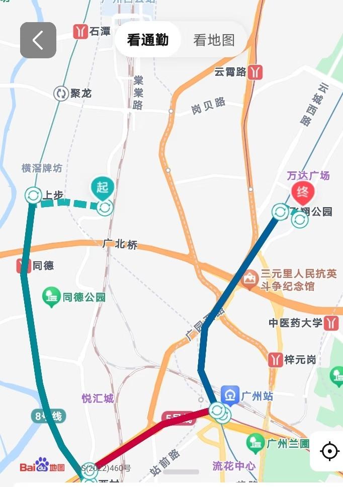 上步能不能有路直达白云公园
我真的要吐槽了…绕一大圈去上班，骑行驾车都是这个路线