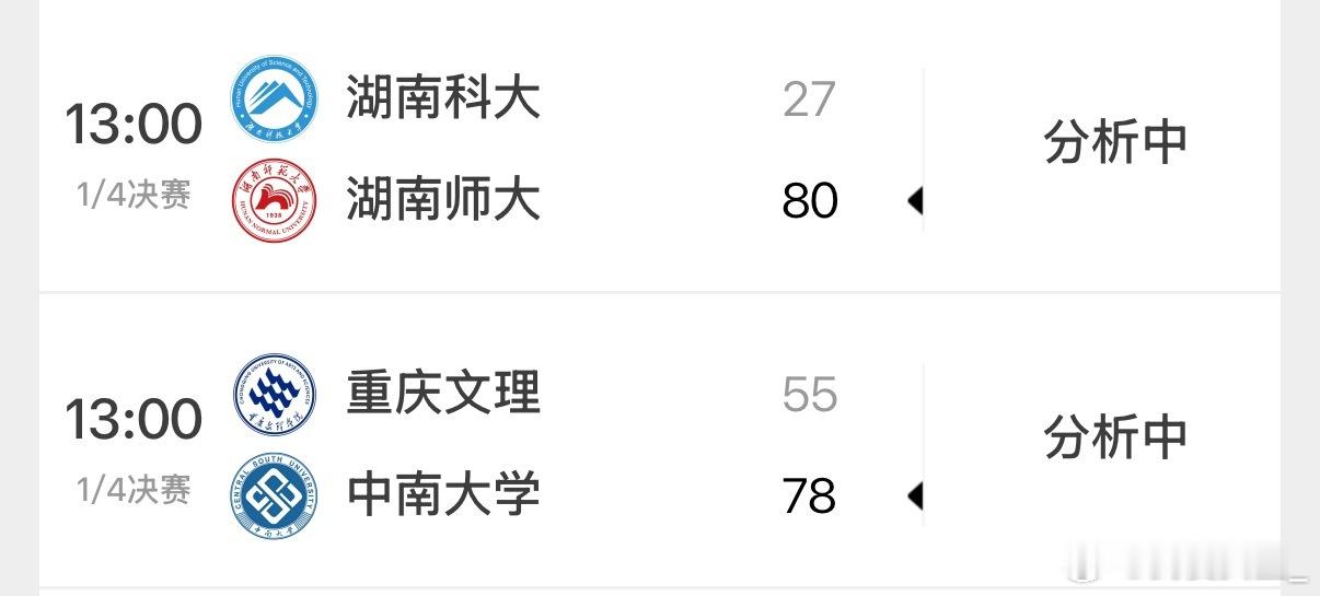 【cubal西南赛区四强名单及半决赛对阵出炉】2025-2026全国大学生篮球一