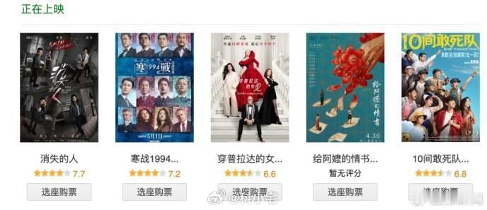0明星电影成最大黑马，今年五一档电影票房4年最低 