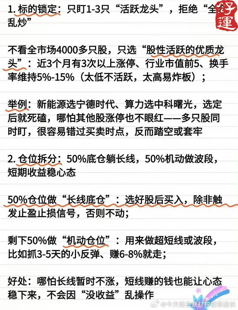 陈小群胜率90%的操作手法！控制好仓位、做好波段和短线长线！您会吗？ 