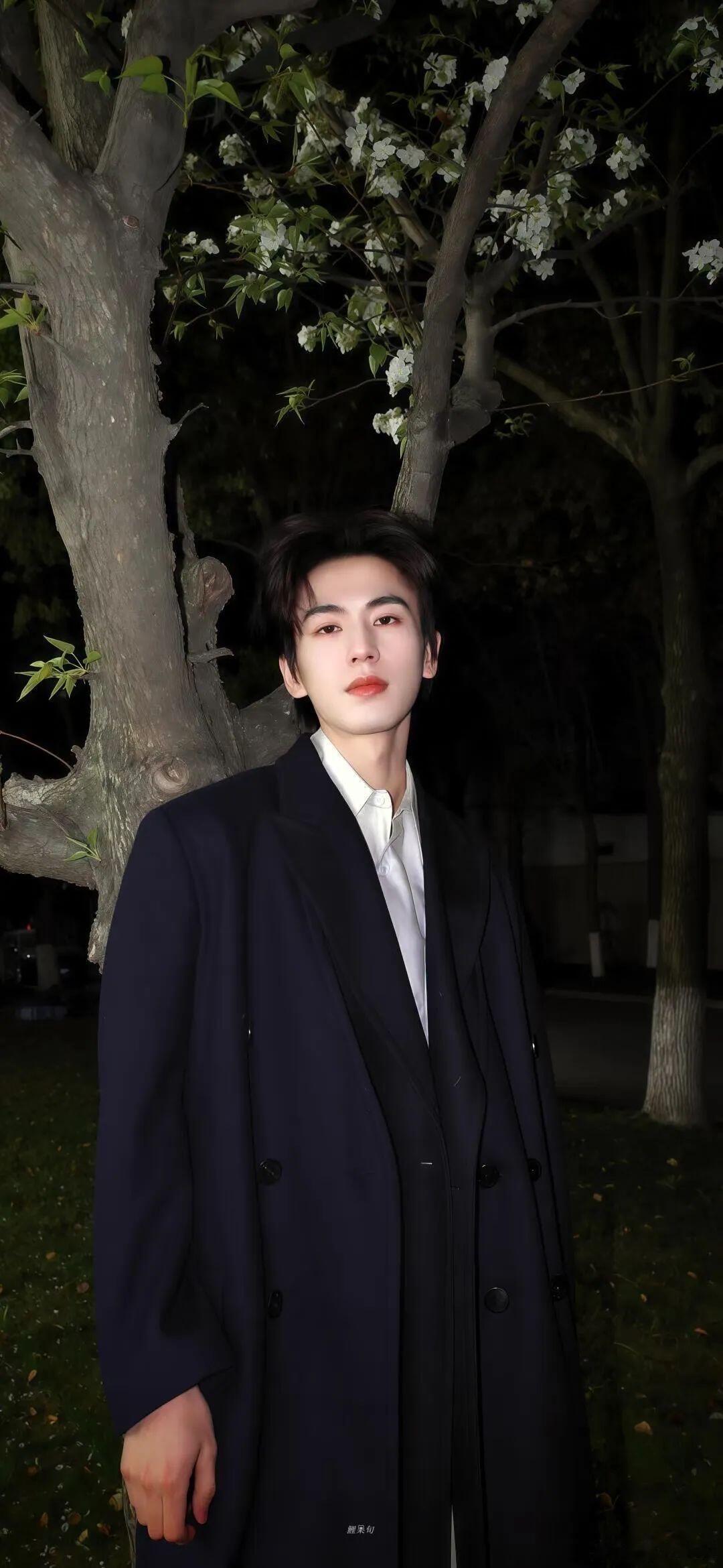 张凌赫走秀 湖南卫视你好事做尽 190cm建模脸穿定制礼服炸场！大背头配皮鞋把舞