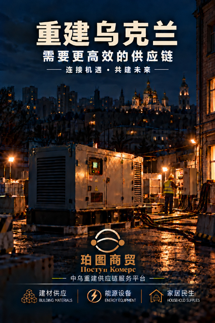 我和乌克兰友人将会在基辅成立中乌重建供应链协调平台——珀图商贸，目前寻找共建伙伴