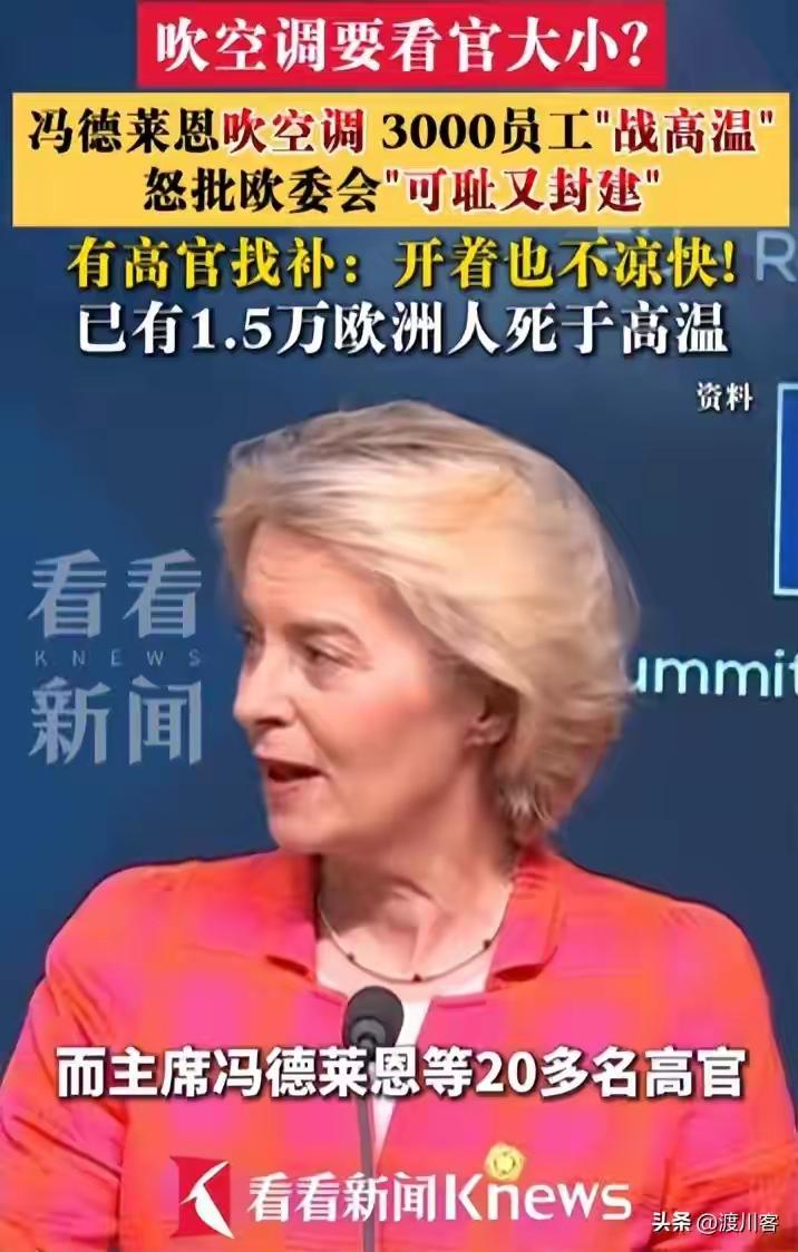 1.5万欧洲人在高温下丧生，欧盟要不要进口空调，这真的是一个假问题。

一方面高