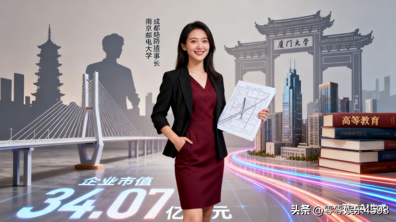 在竞争激烈的商业世界，“95 后” 林晓晴宛如一颗耀眼的新星。她成功连任成都路桥