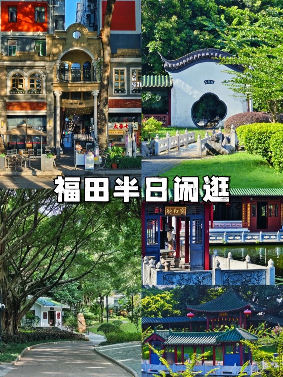 一人漫游福田 | 园林祠堂与骑楼⛩️