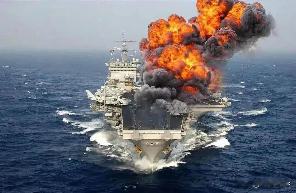美国航母又被炸了，但是这次自嗨文作者好像没有什么动静，其实胡塞武装已经宣布好多次