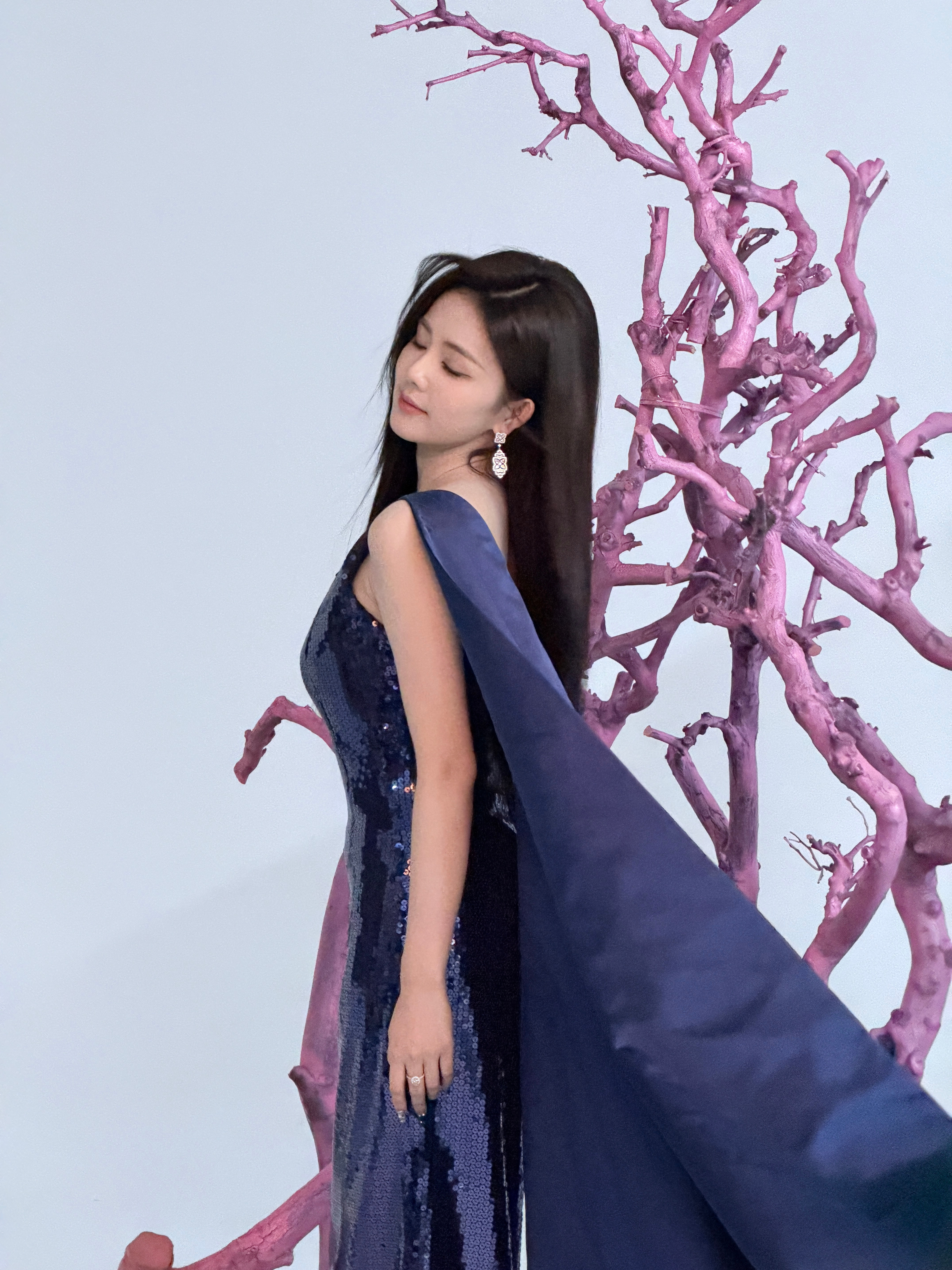 白鹿 我今天穿了个被子白鹿这造型，我给满分！太美了