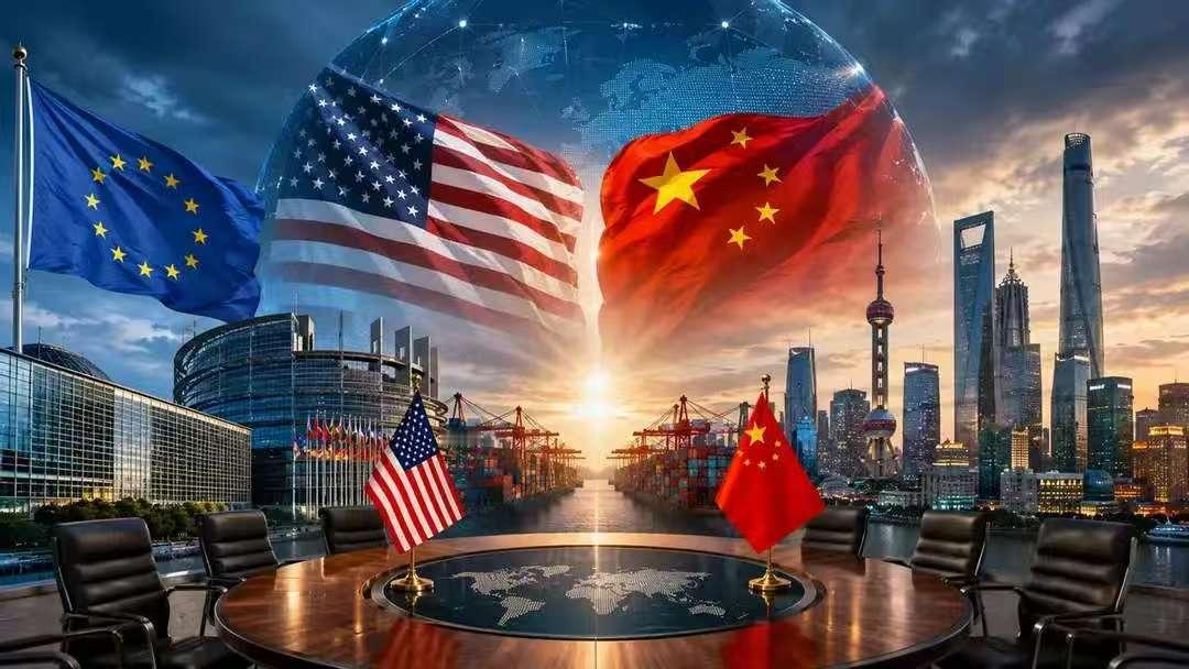 欧洲被晾在一边了，美国和中国谈得热火朝天，欧盟连会议通知都没收到。
这事发生在2