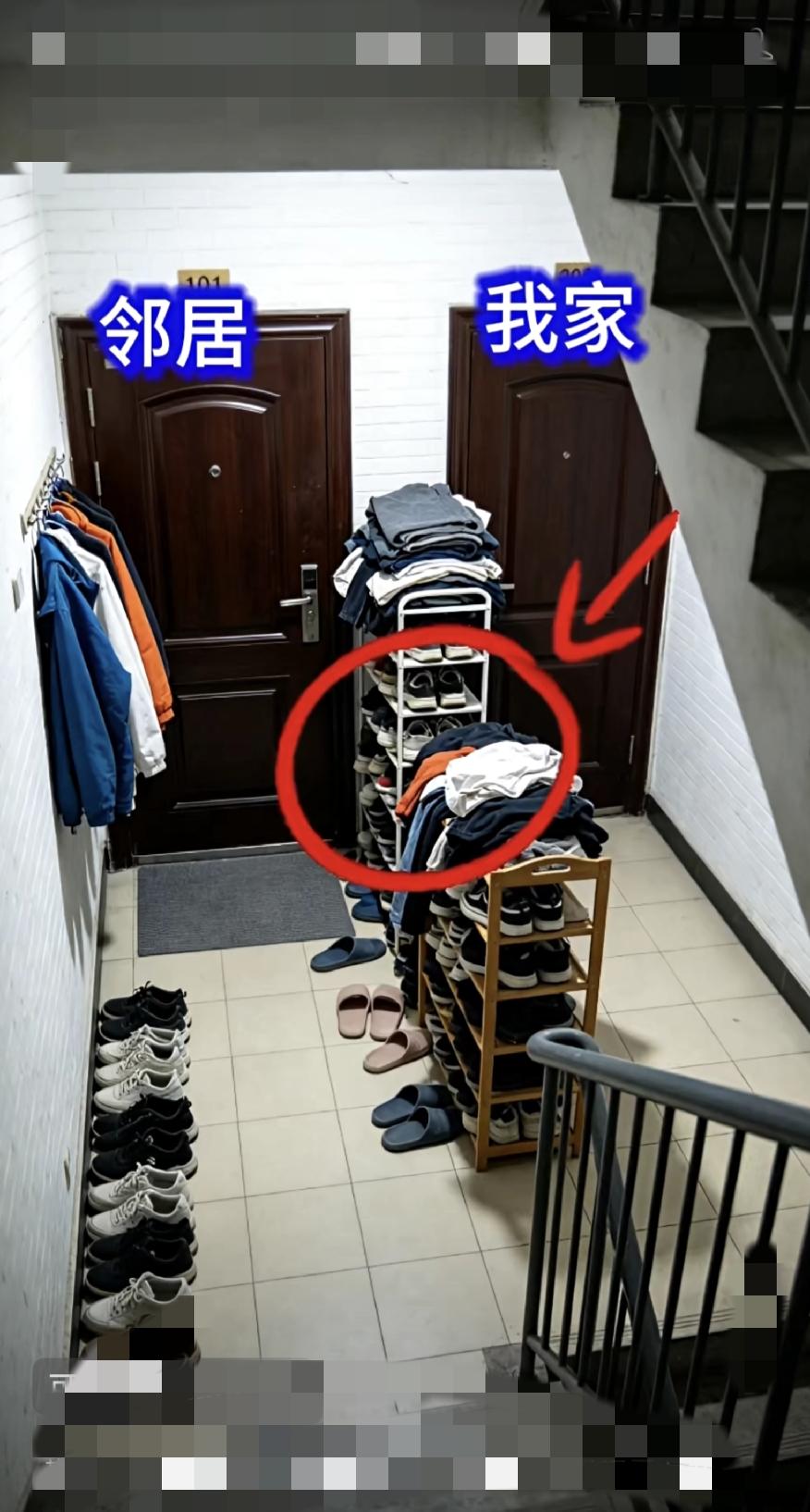 遇见这种邻居，你会崩溃吗？一点面积都没给你留啊。