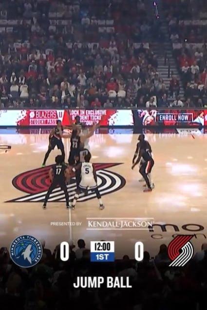 杨瀚森NBA首秀拿下生涯首分 遭隔扣完成“欢迎仪式”北京时间10月23日，NBA