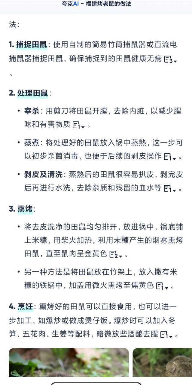 烤老鼠属于福建这边的名菜啊！ 今天我请大家吃烤老鼠， 放心我这个人处理的很干净的