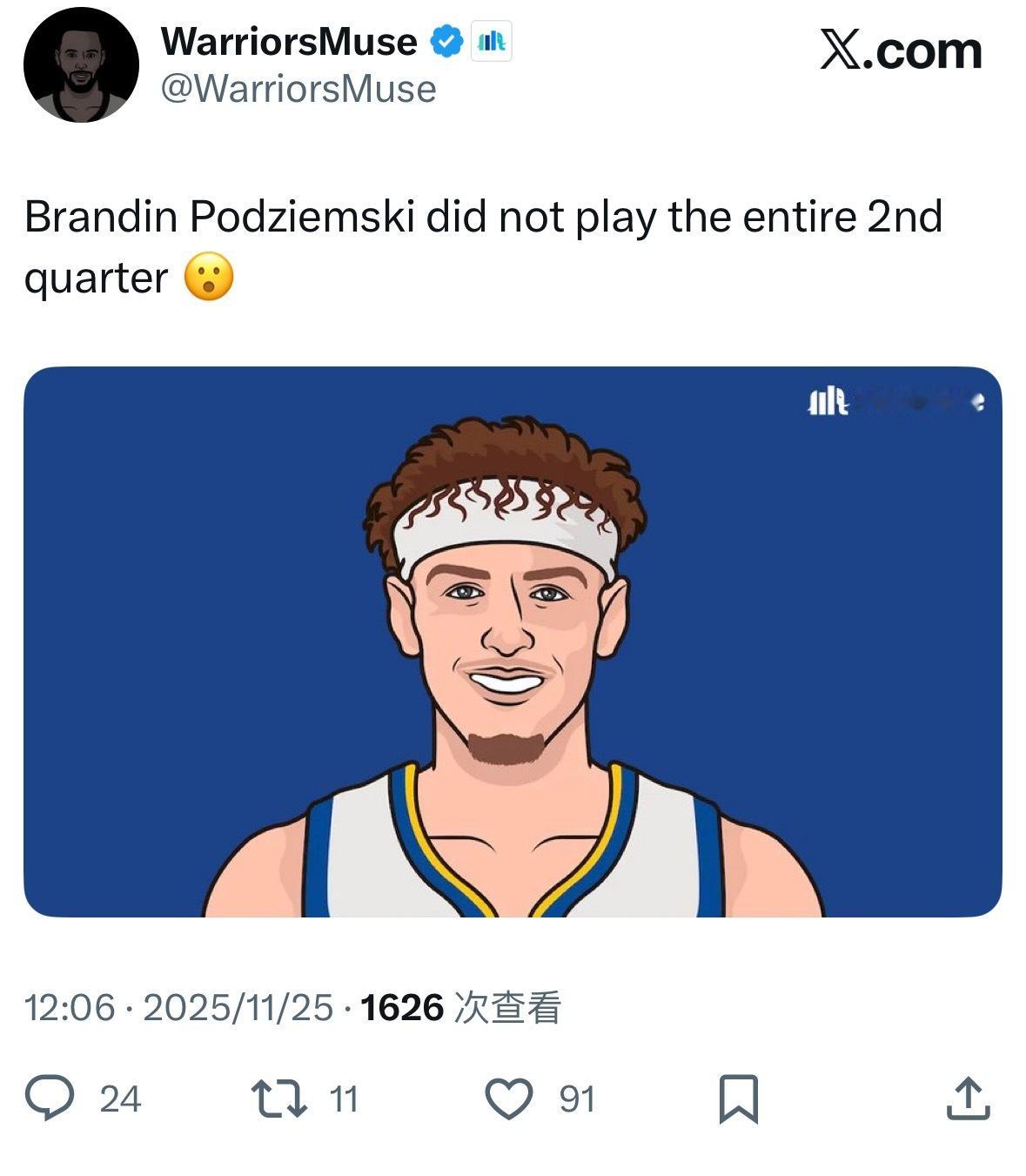 科尔没有让波杰第二节上场 