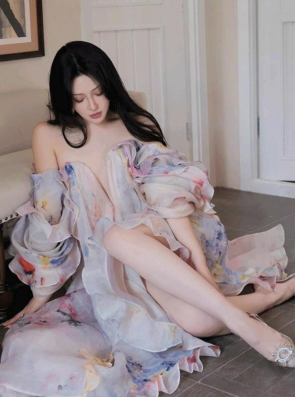 优雅气质，柔美花裙，静谧时光晒图笔记大赛 清雅脱俗的美到底长啥样？