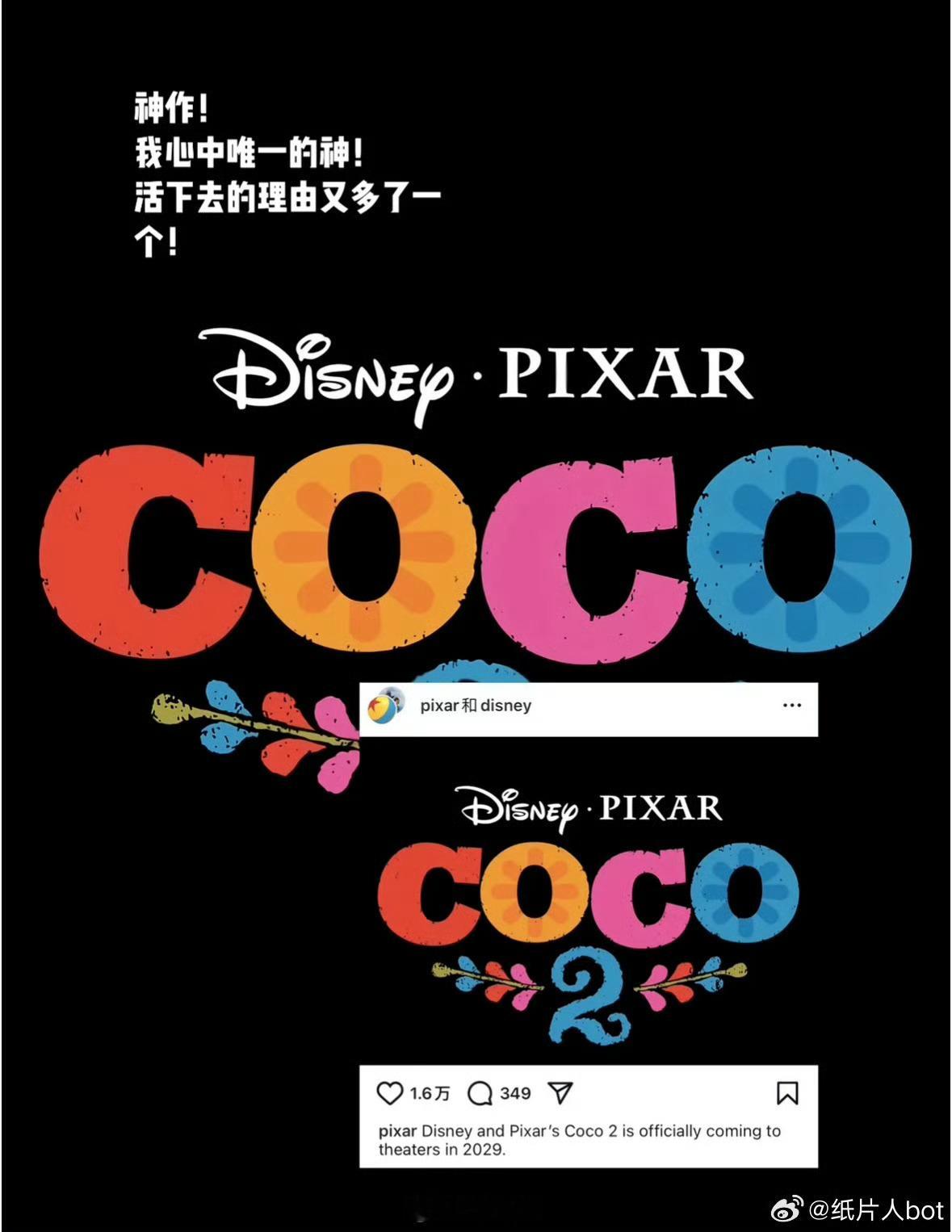 寻梦环游记  《寻梦环游记2》2029上映！！ 