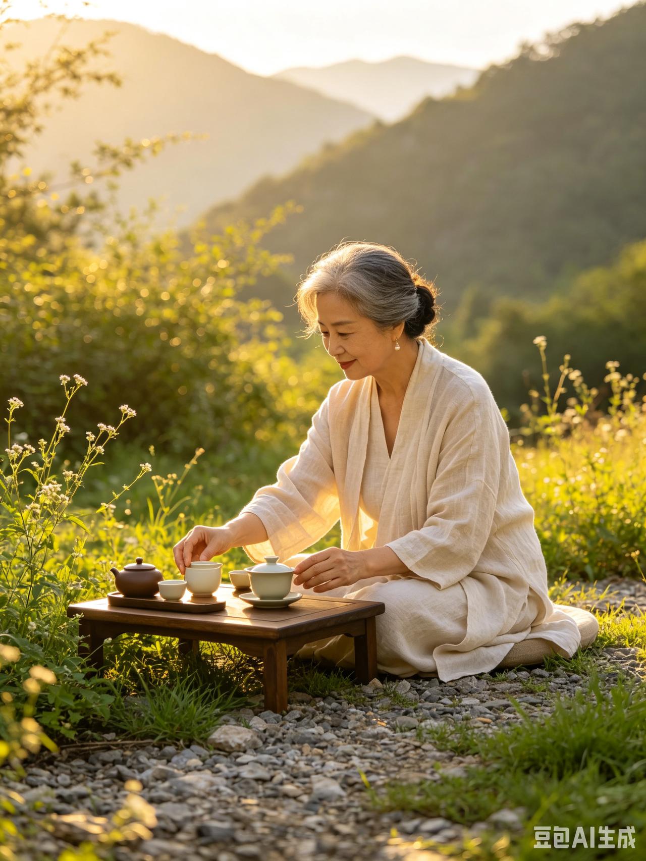 60岁，一个人出门，美到骨子里💫
 
六十岁，人生下半场，温柔开场✨
 
从前