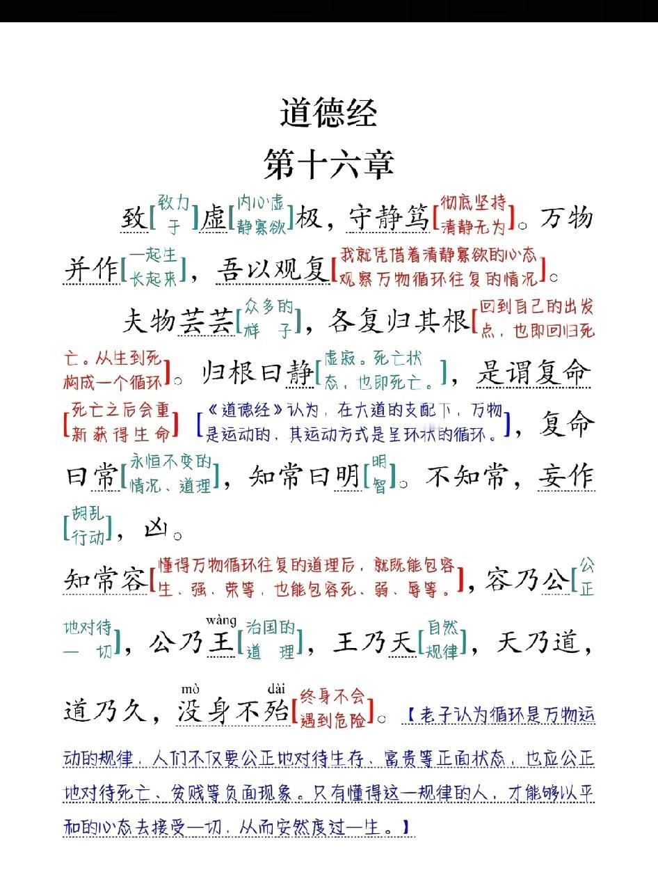 《道德经》十六章   修道的心放在哪里

至虚极，守静笃

虚极是哪里？我们从现